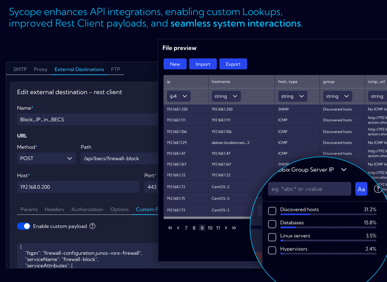 New REST API