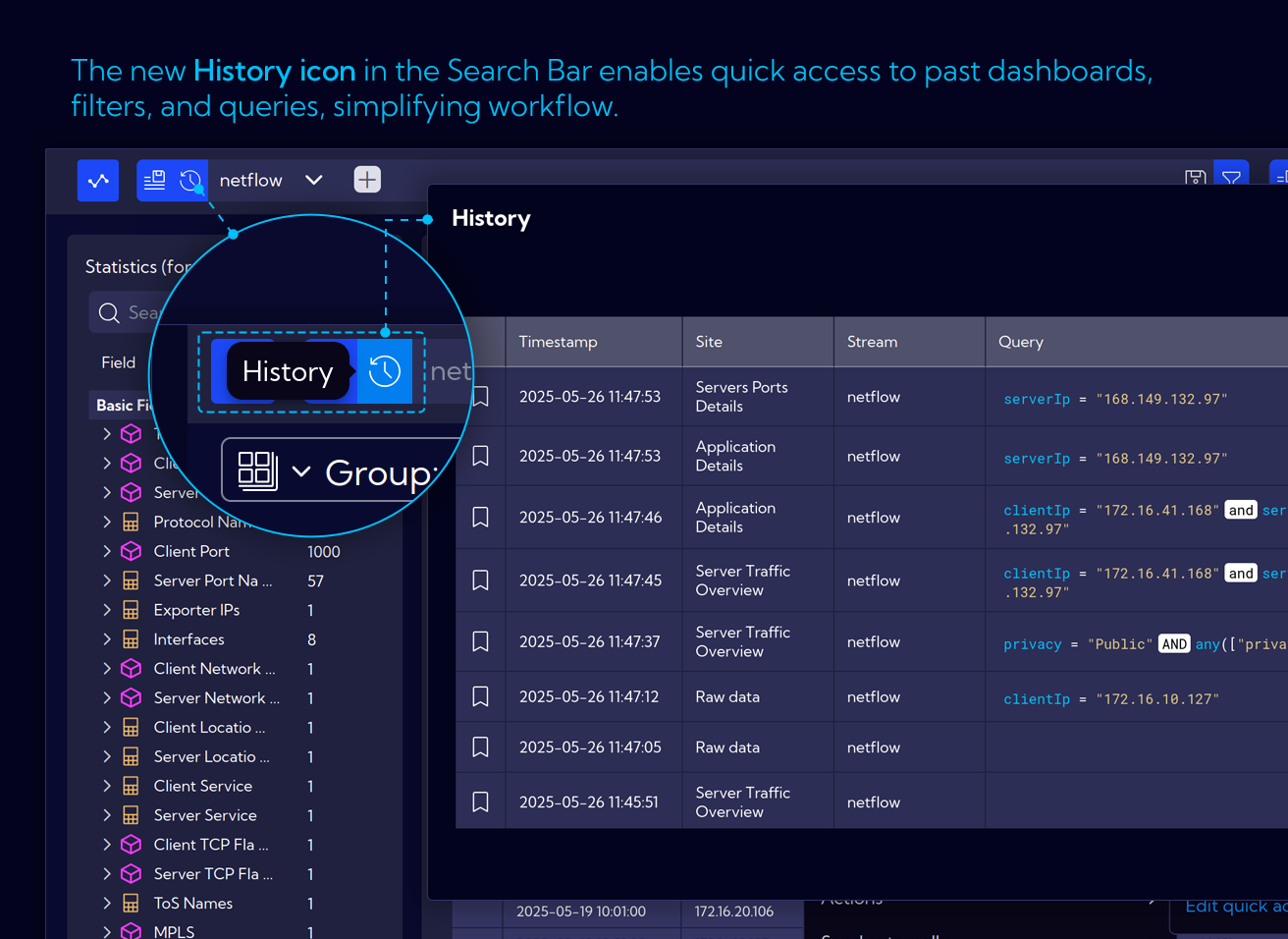 History