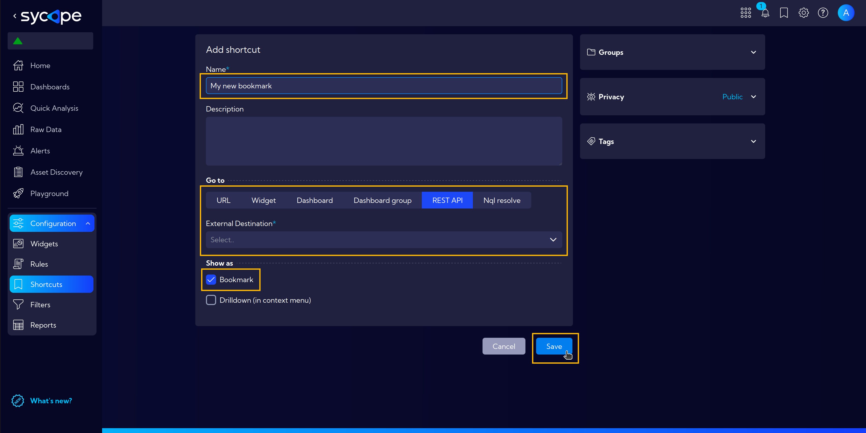 Add Bookmark