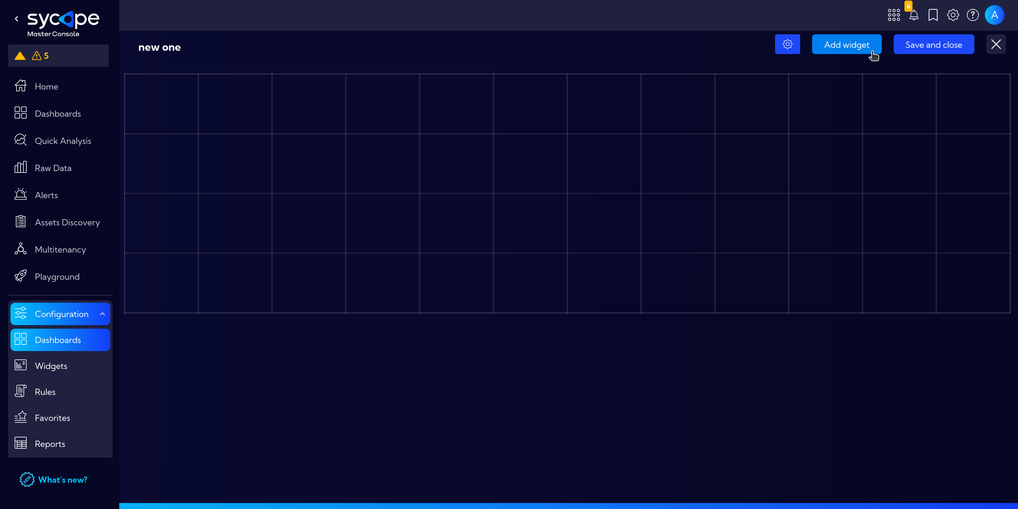 Add Widget