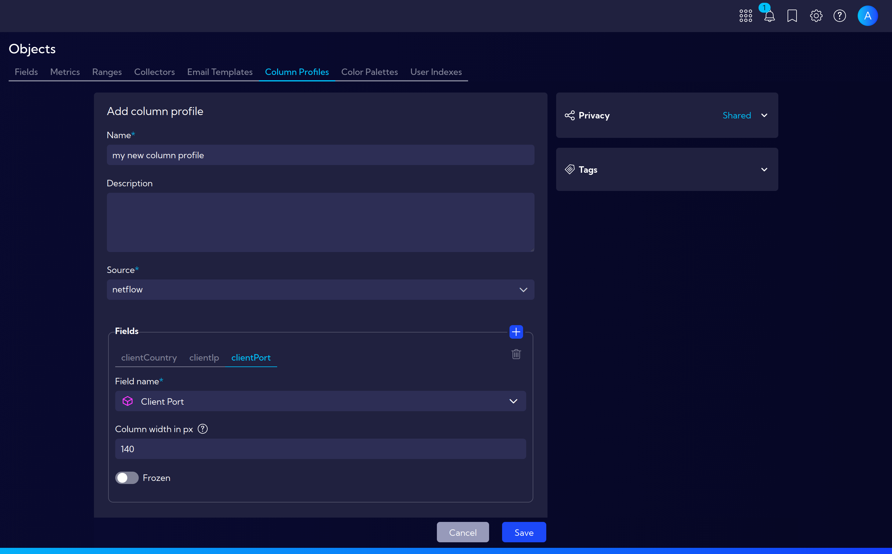 Add profile