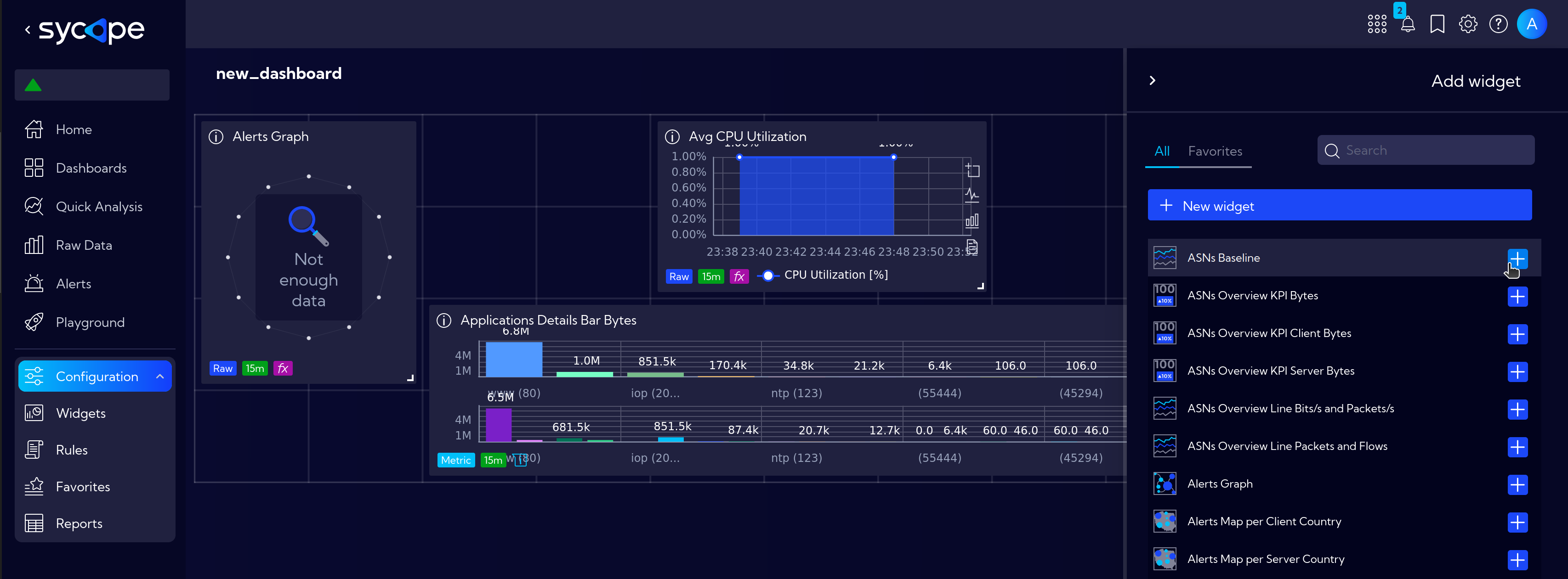 Grid with Widgets