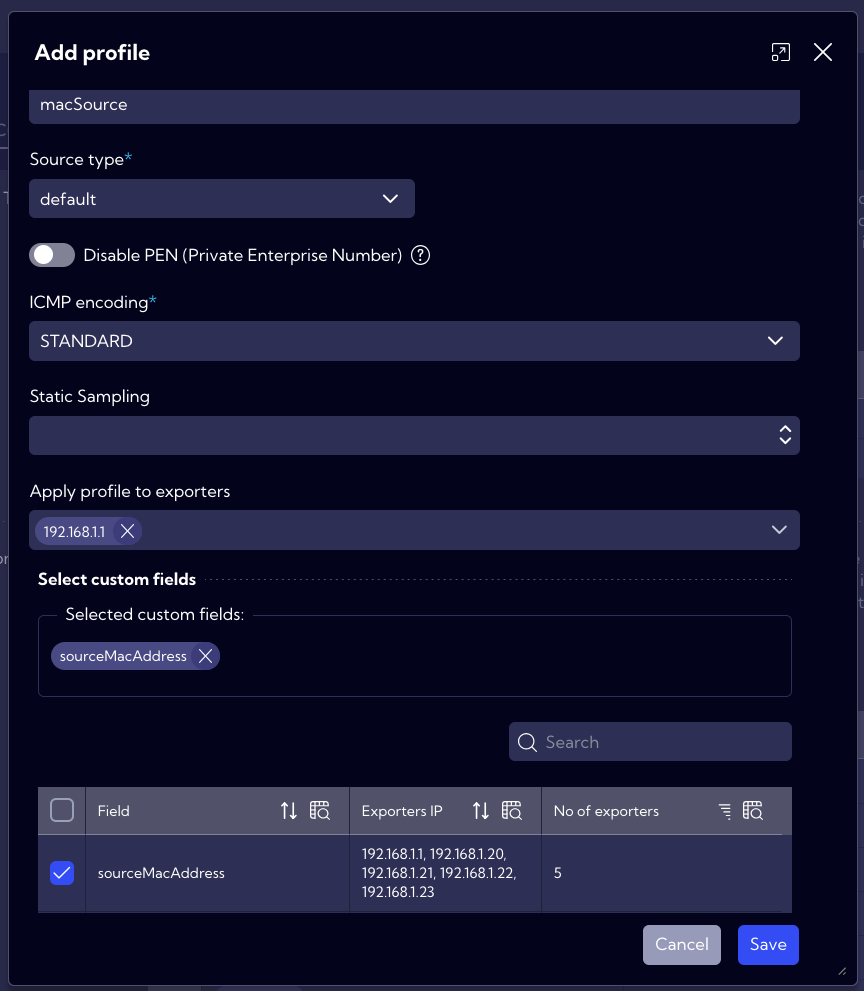 sourceMacAddress