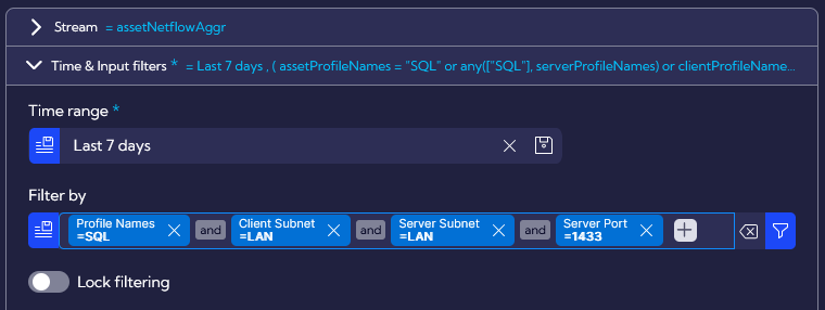 Time &amp; Input Filters